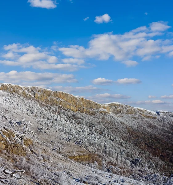 Pista di montagna invernale — Foto Stock