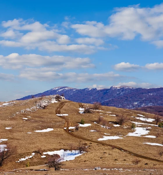 봄 산 풍경 — 스톡 사진