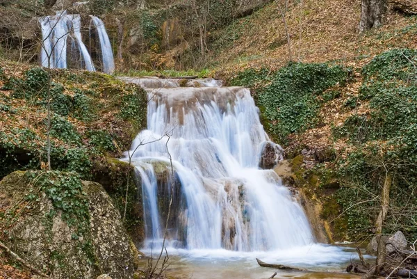Spring waterfall — Stock Photo, Image
