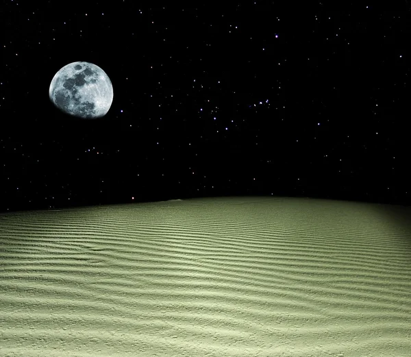 Landschaft eines fernen Planeten — Stockfoto