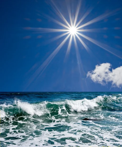 Mar quente do verão — Fotografia de Stock
