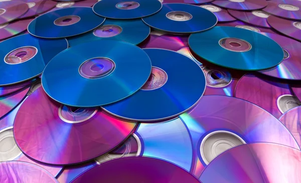 Compact Disks Hintergrund — Stockfoto