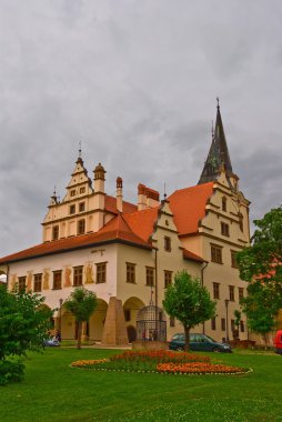 Old catholic cathedral in levoche slovakia clipart