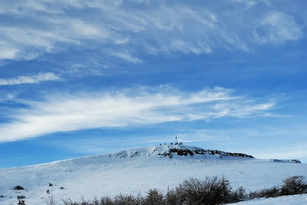 Snowbound mountain — Stock Photo, Image