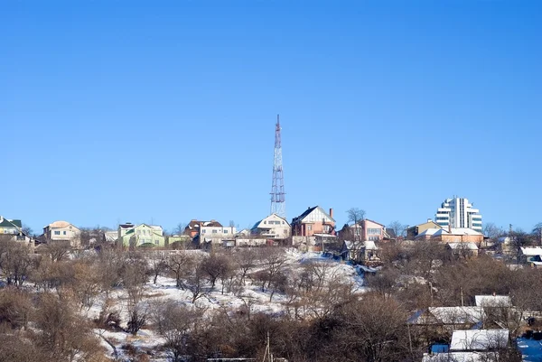 Winter city landscape — Stock Photo, Image