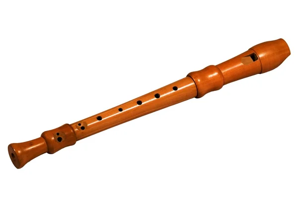 Дерев'яної флейти — стокове фото