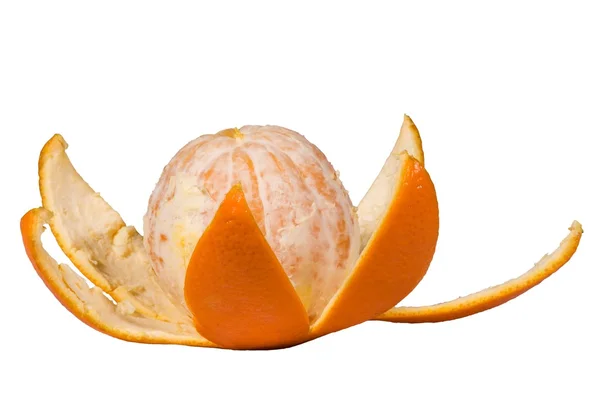 Narancs, fehér alapon — Stock Fotó