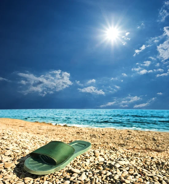 Beach slipper — Stock Photo, Image