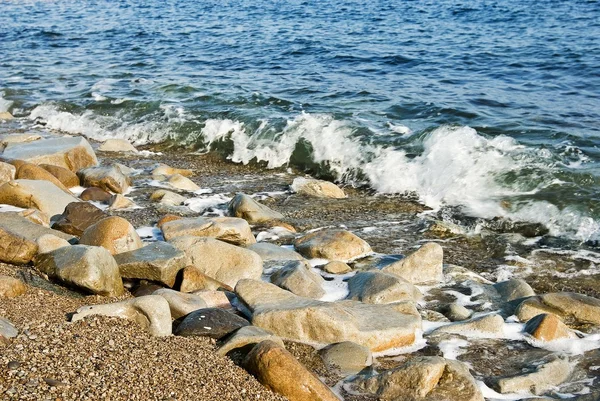 Steniga havskust — Stockfoto