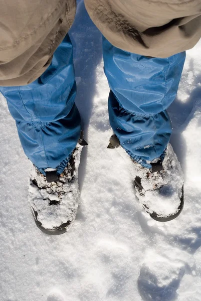 Stóp w śniegu — Zdjęcie stockowe