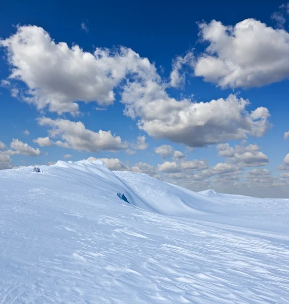 Зимняя равнина — стоковое фото