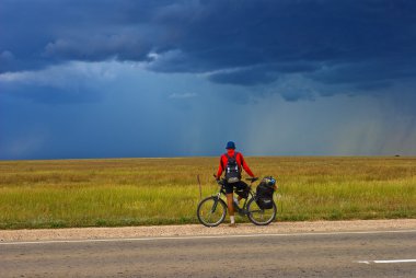 sürücü üzerinde bir yol