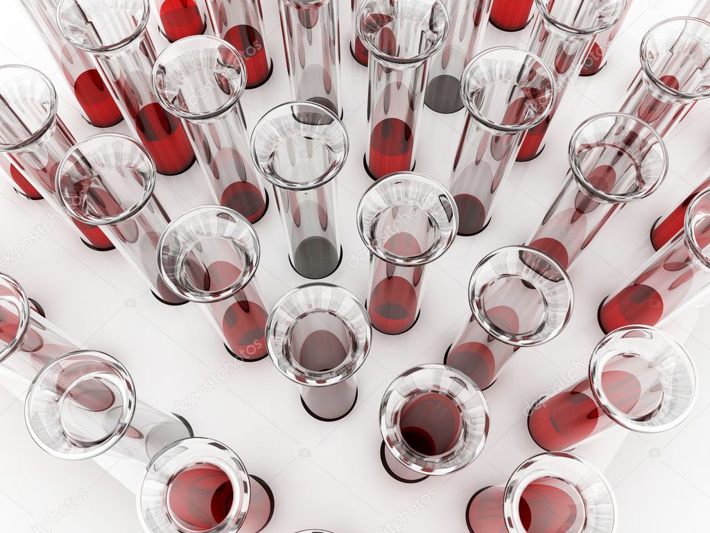 Blood tubes isolated