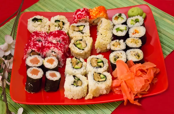 stock image Sushi plate