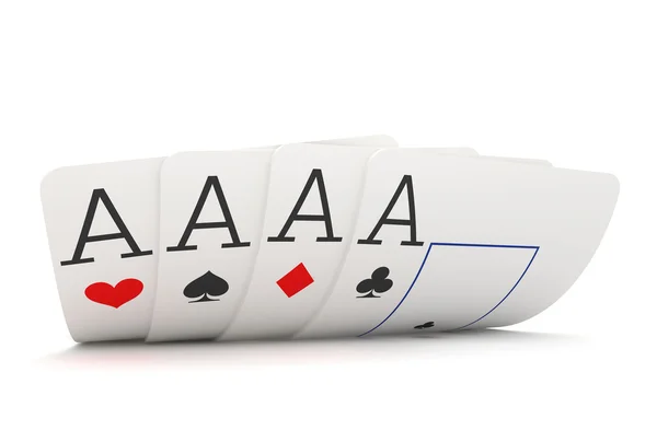 Pokerkort Royaltyfria Stockfoton