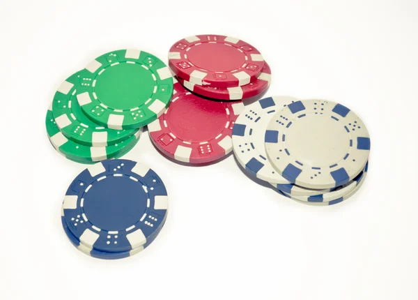 Poker Chips — Stockfoto