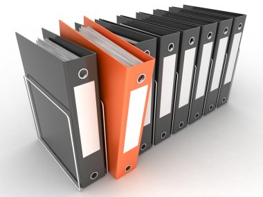 Archive folders clipart