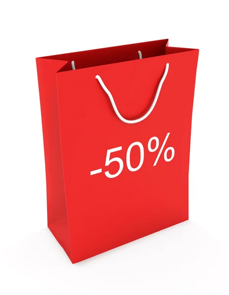 Einkaufstasche (Verkauf -50) — Stockfoto