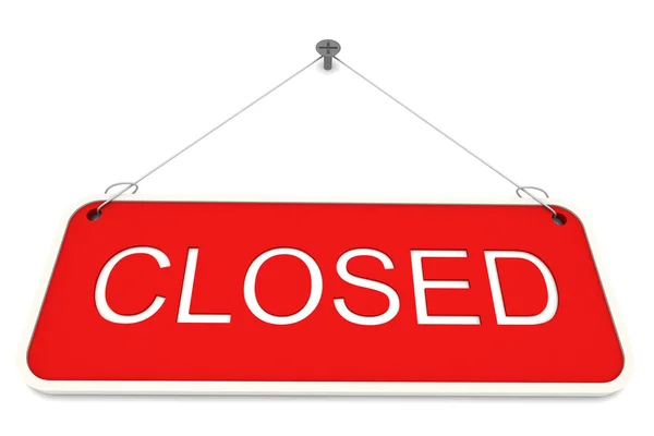 Closed sign — Stock Photo, Image