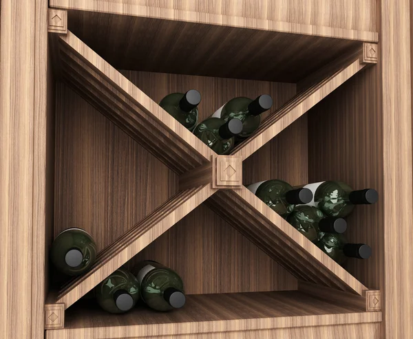 와인 내각 — 스톡 사진