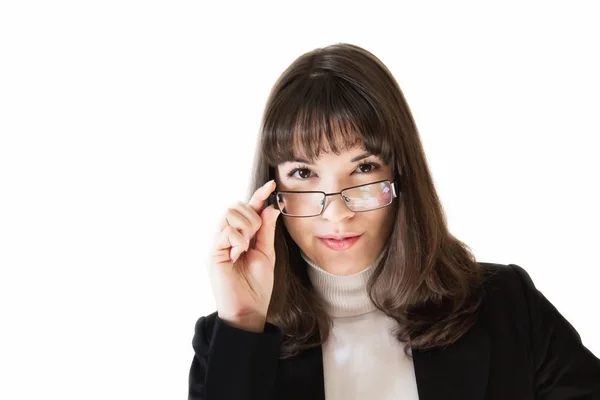 stock image Business woman with glasses