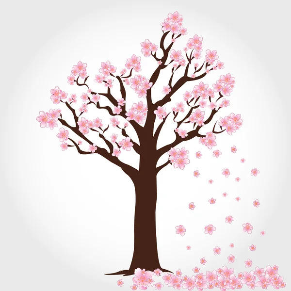 Квітучі дерева вектор — стоковий вектор