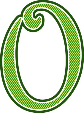 güzel çok renkli numarası sıfır