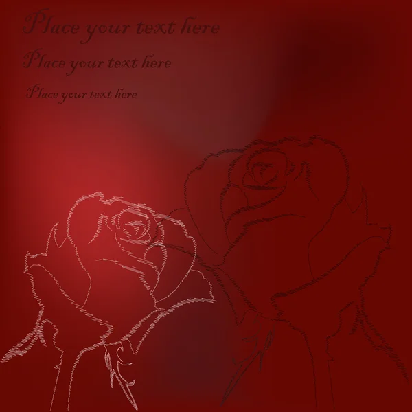 病媒玫瑰 — 图库矢量图片