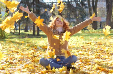 Happy girl clipart