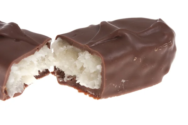 Chocolade met een coco — Stockfoto