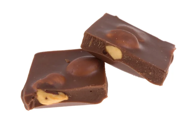 Chocolate on isolated — Stock Photo, Image