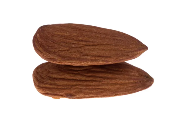 Almond on isolated — Stock Photo, Image