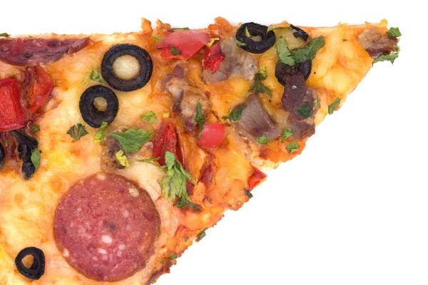 Pizza on isolated — Stock Photo, Image