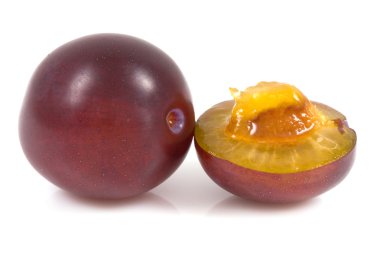 Plum isolated clipart