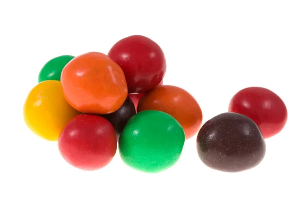 Bonbons colorés sur isolé — Photo