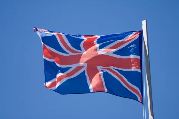 Britse vlag Stockfoto