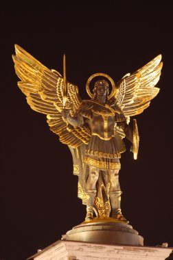 Archangel Michael inKiev clipart