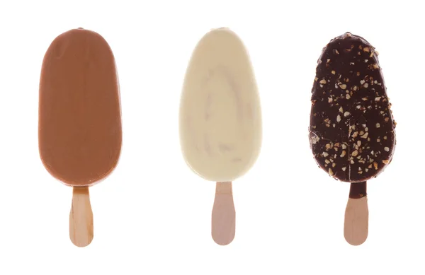 Set chocolate ice cream — Stock Photo, Image