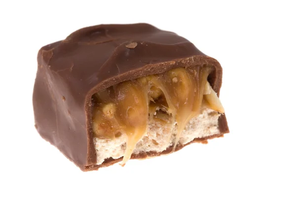 Chocolade op geïsoleerde — Stockfoto