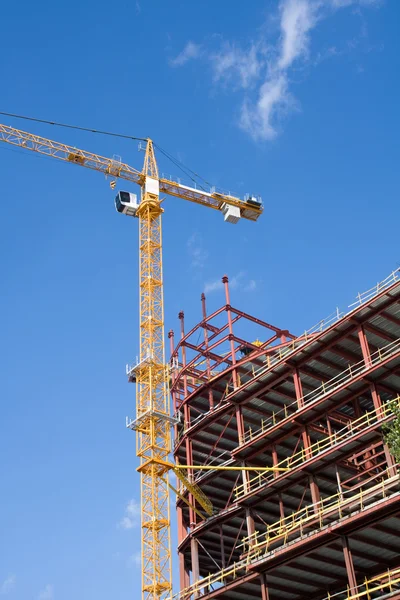 Construction new business center — Stock Photo, Image
