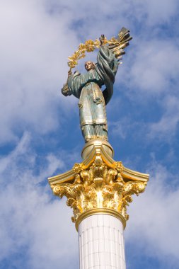 Monument in Kiev clipart