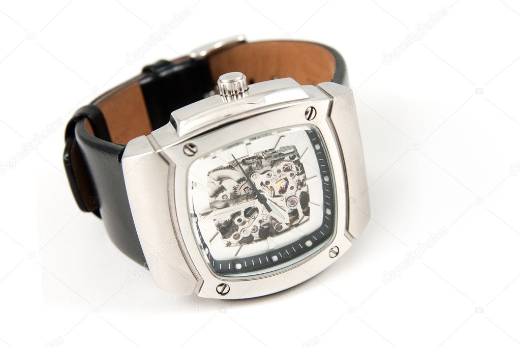 Wrist watches on isolated