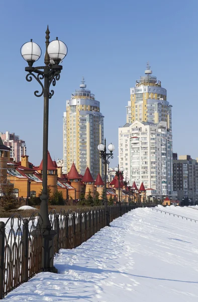 Kijów w zimie — Zdjęcie stockowe