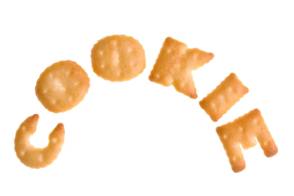 Text "cookie" — Stock Photo, Image