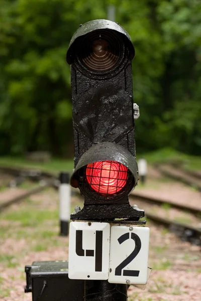 Segnale ferroviario — Foto Stock