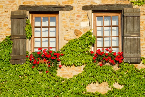Hermosa ventana en Francia — Foto de Stock
