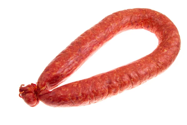 Sausage isolated — Stock Photo, Image