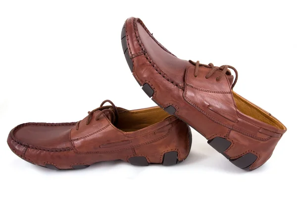 Коричневая обувь — стоковое фото