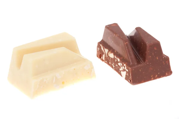 Chocolate on isolated — Stock Photo, Image