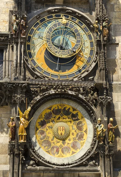 Reloj astronómico en praga . —  Fotos de Stock